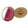 Fabricants personnalisés en alliage de zinc sur mesure Soft Hard Enamel Balle Qatar National Dracher Drape Badge Badge Opender Blinks