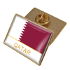 Fabricants personnalisés en alliage de zinc sur mesure Soft Hard Enamel Balle Qatar National Dracher Drape Badge Badge Opender Blinks