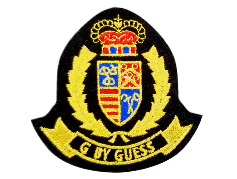 Patch badge de broderie uniforme de police personnalisé