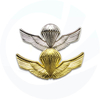 Koweït grand badge de voiture de police militaire en argent