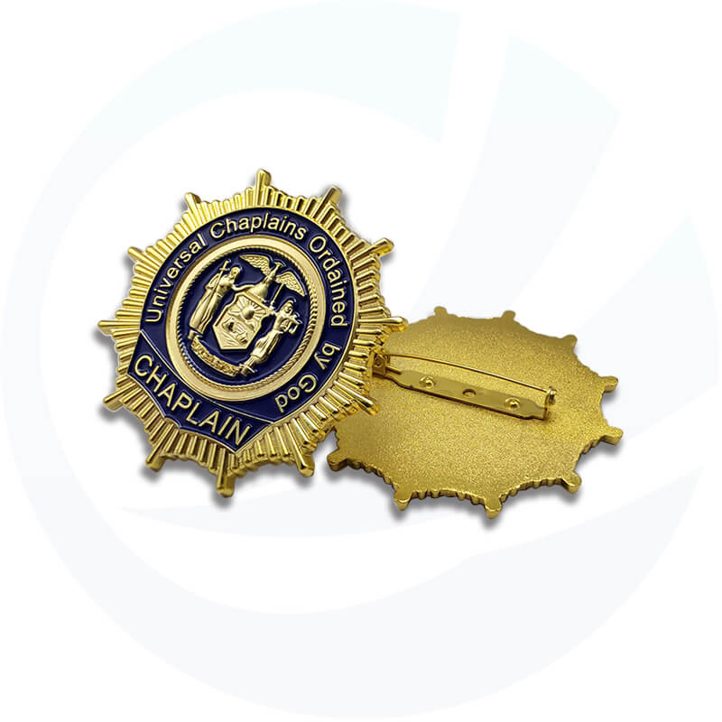 Badge en émail doux en métal en métal personnalisé