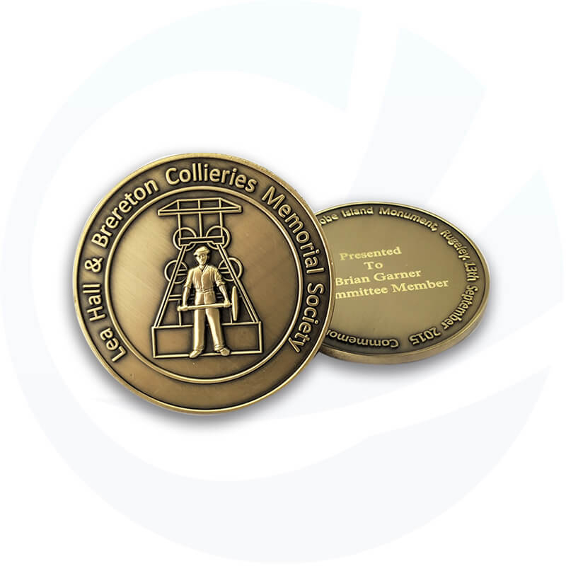 Challenge Coin géant en plastique à collectionner