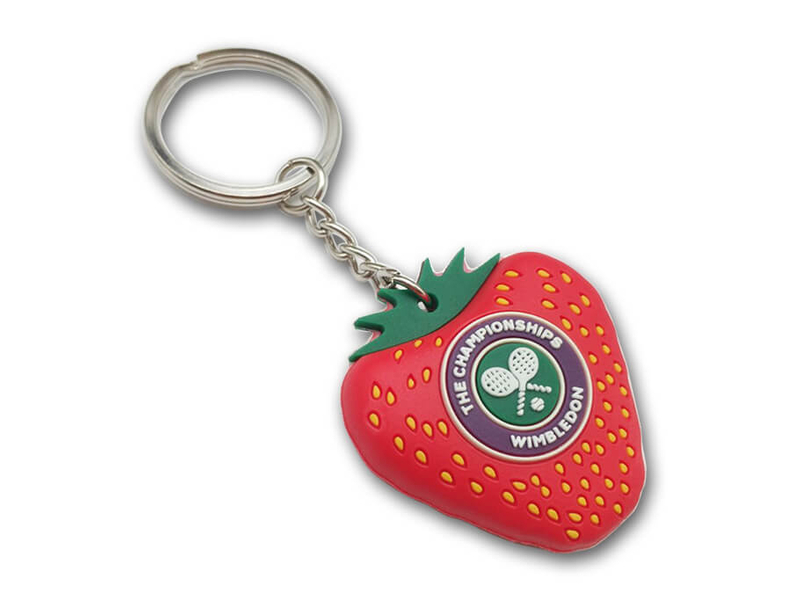 Keytrings en caoutchouc en caoutchouc personnalisé