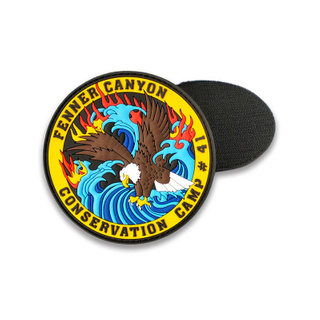 Écusson en PVC avec logo US Eagle personnalisé
