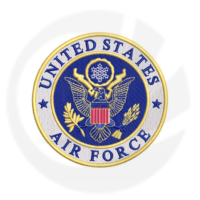 Patches brodées de l'Air Force personnalisées