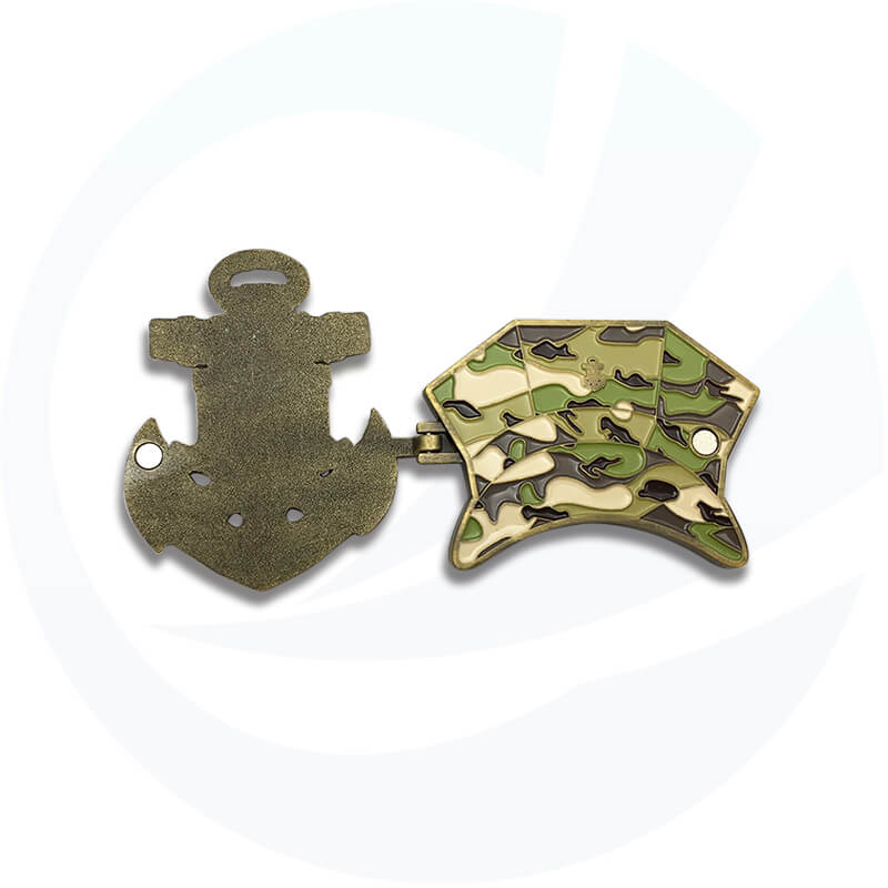 Composé Metal Large Challenge Coin