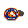 Badge insigne étiquette en gros de l'étiquette en caoutchouc 3D Silicone Soft Pvc Firefighter Logo Patch personnalisé pour le chapeau de vêtements